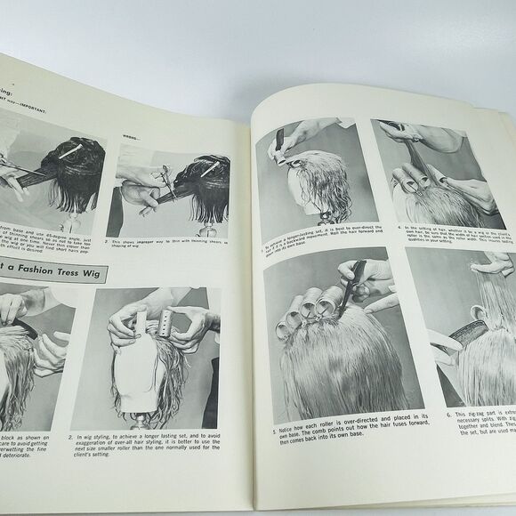 ALL ABOUT WIGS by SCHAEFER 1962 HOW TO SELL FIT CUT STYLE VTG Beauty Shop Decor - Picture 6 of 9